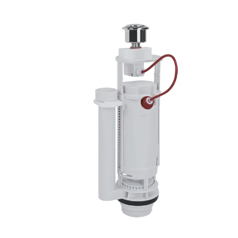 Арматура спускная тросовая KOER KT-0201 с двумя режимами слива кнопка хромированная (KR5057)