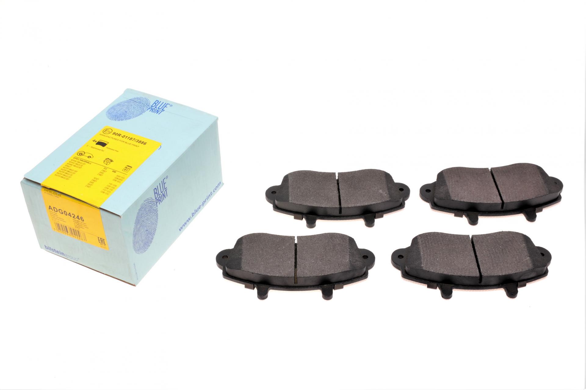 Колодки тормозные передние BLUE PRINT для Renault Master 98-13 (ADG04246)