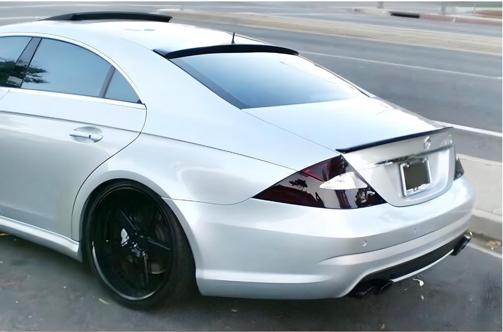 Спойлер DPT глянецевый для Mercedes CLS C219 2004-2010 Черный (146779)