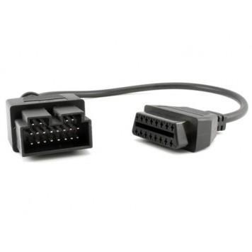 Адаптер для подключения OBD2 16 pin мама на KIA 20 pin папа (24868748)