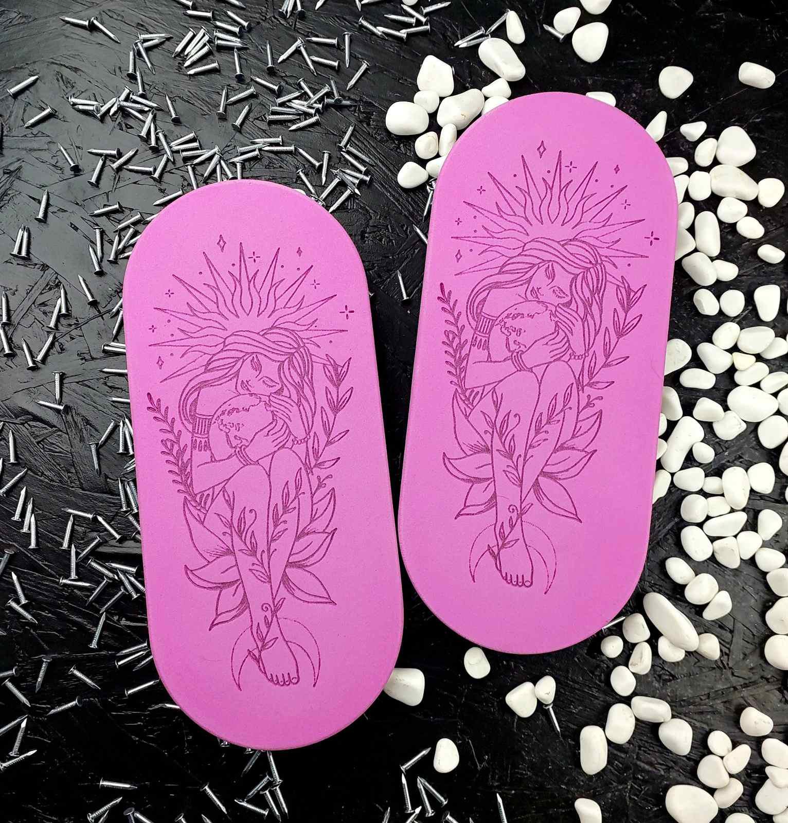 Доски Садху гибкие для девушек с медными гвоздями и чехлом (26965746)