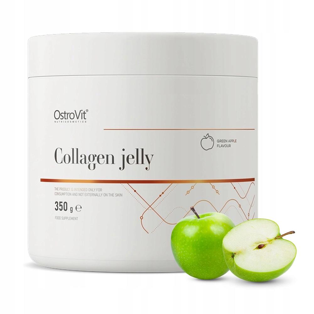 Колаген Ostrovit Collagen Jelly Green apple 350 г - фото 2