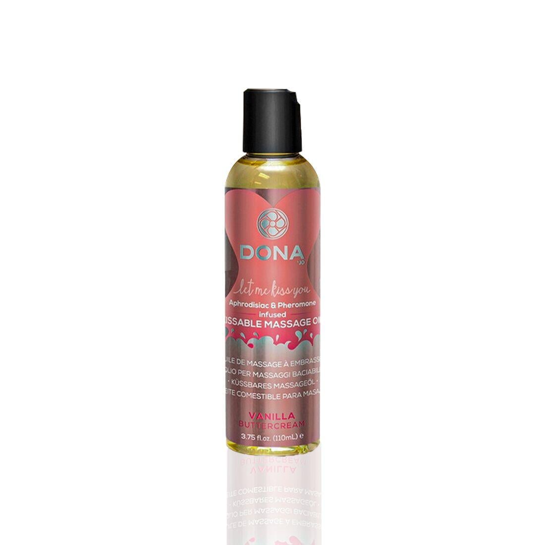 Масло массажное Dona Kissable Massage Oil Vanilla Buttercream 110 мл (SO1536) Масло массажное Dona Kissable Massage Oil Vanilla Buttercream 110 мл (SO1536)