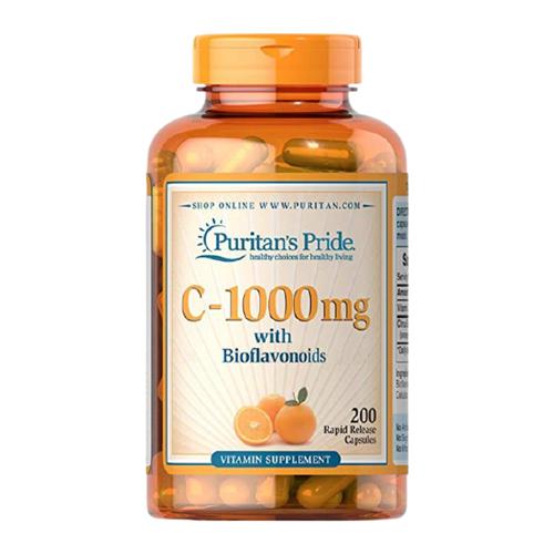 Витамин C Puritan's Pride Vitamin C-1000 мг with Bioflavonoids 200 Caps Витамин C Puritan's Pride Vitamin C-1000 мг with Bioflavonoids 200 Caps
