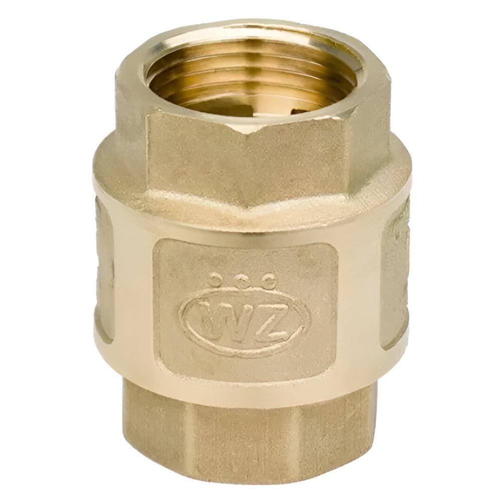 Обратный клапан Wezer SQ-1038209 с латунным штоком DN25 1" ВВ (21732885)