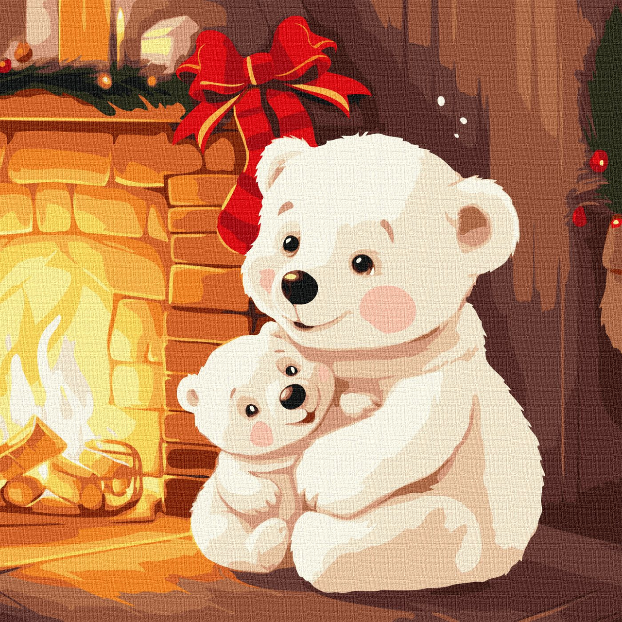 Картина по номерам Домашнее тепло (00515)