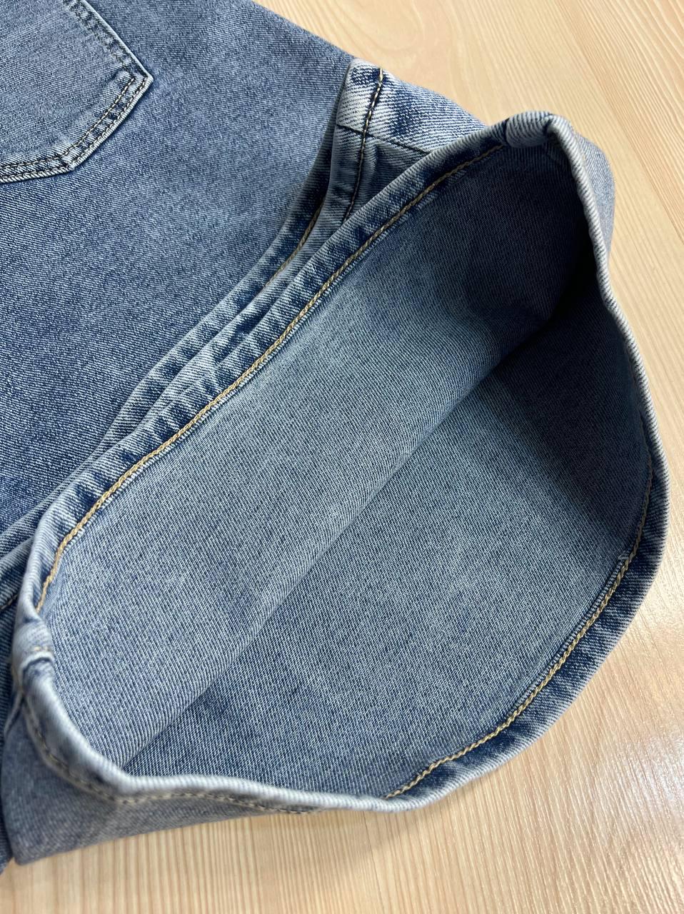 Шорти жіночі джинсові Liana 4-002 бермуди класичні середня довжина до колін стрейчеві р. 30 Блакитний (3949) - фото 10 Шорти жіночі джинсові Liana 4-002 бермуди класичні середня довжина до колін стрейчеві р. 30 Блакитний (3949) - фото 10