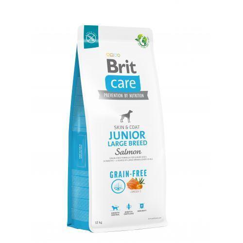 Корм сухой Brit Care Dog Grain-free Junior Large Breed для молодых собак больших пород беззерновой с лососем 12 кг Корм сухой Brit Care Dog Grain-free Junior Large Breed для молодых собак больших пород беззерновой с лососем 12 кг