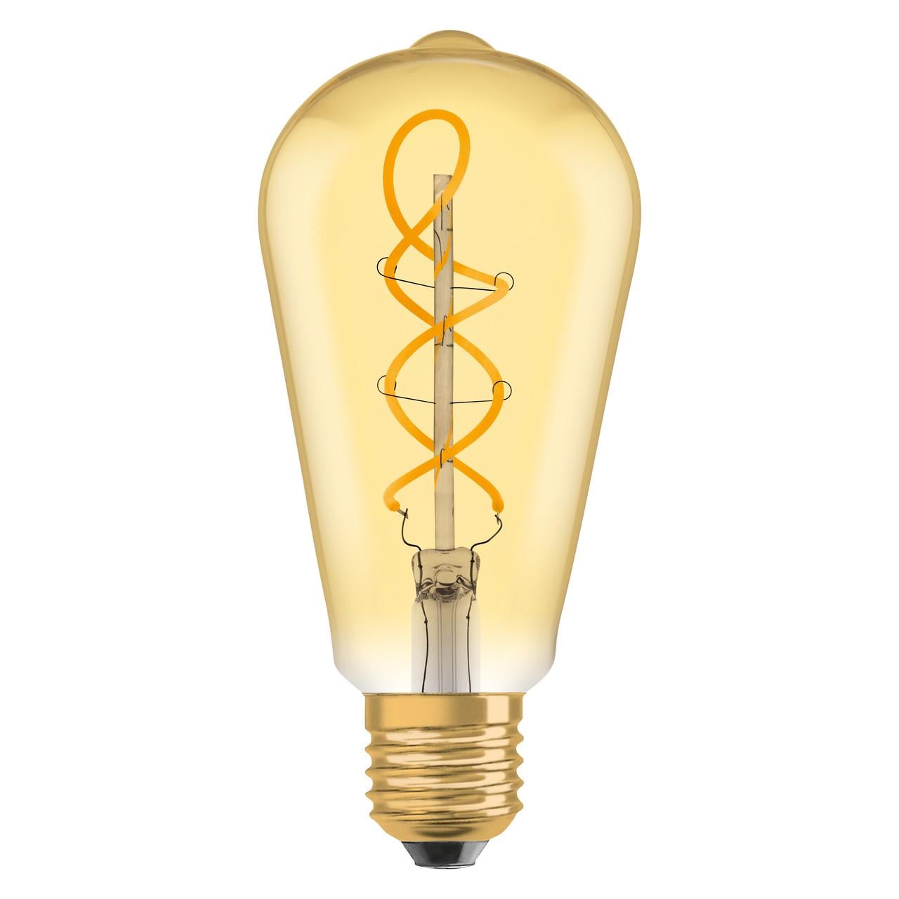 Лампа филаментная Osram Vintage 1906 LED EDISON 4W 220V 300lm 2000K E27 143х64 мм (4099854091292)