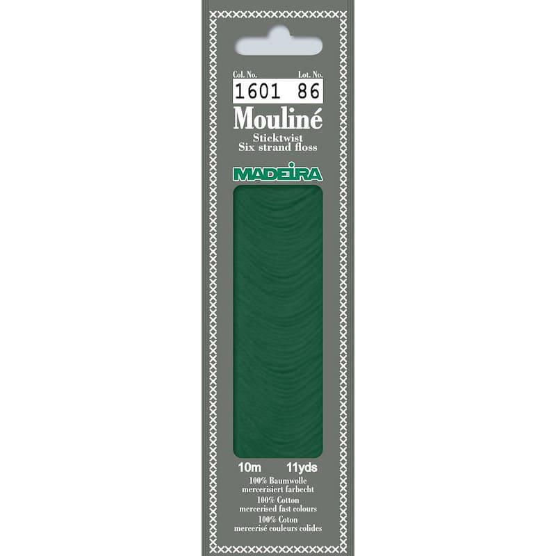 Нитки мулине Madeira 1601 Mouline Хвойный