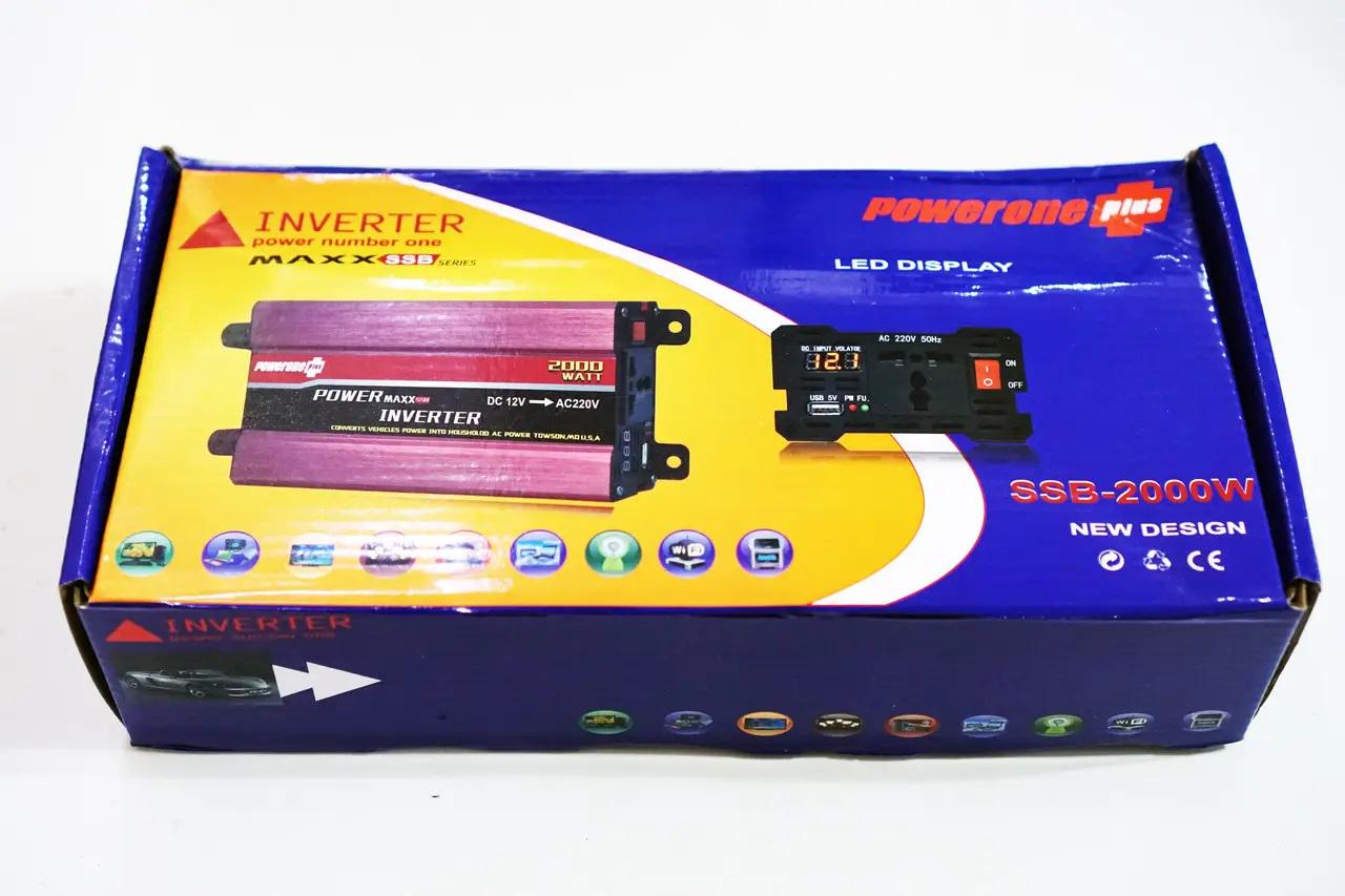 Преобразователь напряжения Powerone 2000W 12V с вольтметром (17567) - фото 5 Преобразователь напряжения Powerone 2000W 12V с вольтметром (17567) - фото 5