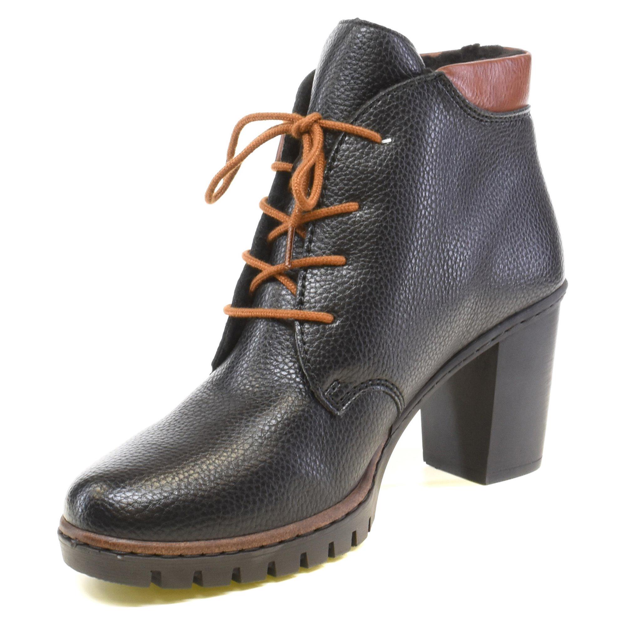 Черевики зимові жіночі Rieker р. 38 Чорний (013546-38) - фото 3