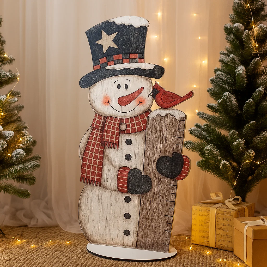 Статуэтка для фотозоны снеговик 80 см (5279-1)