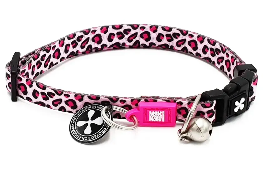 Ошейник для кошек Max&Molly Smart ID Cat Collar Leopard One Size Pink (27426372)