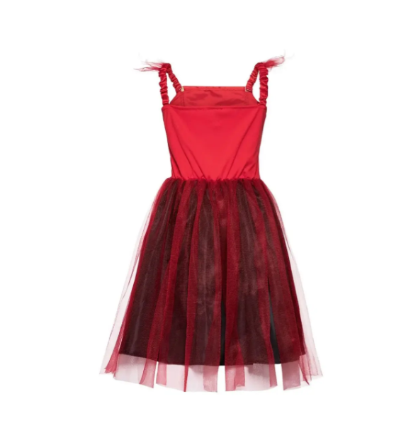 Костюм для Хэллоуин для девочки Дьяволица М Красно-черный (680233) - фото 3