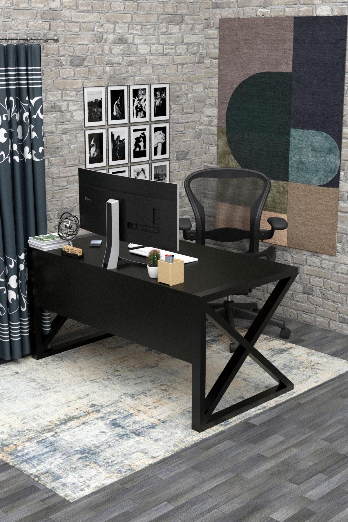 Письменный стол руководителя EcoLoft Чикаго Престиж DSP-1137 лофт (23695023)