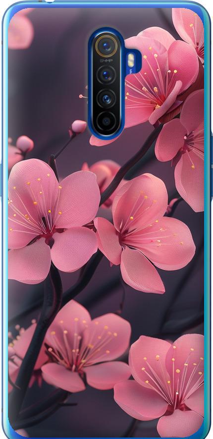 Чехол на Realme X2 Pro Пурпурная сакура (6075t-1866-42517)