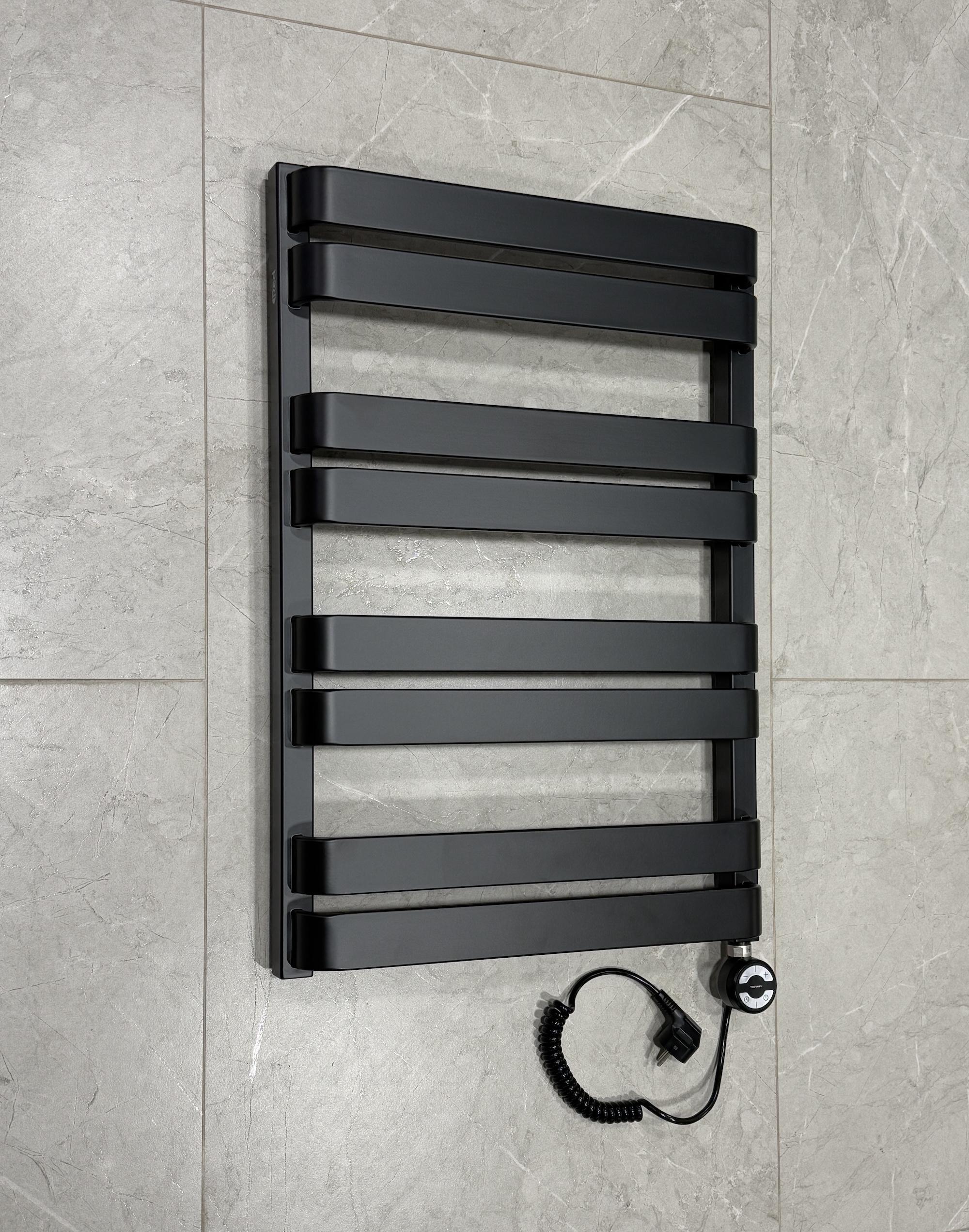 Полотенцесушитель электрический Terma RED COTONN Soft 9005 с теном MOA 720x500 мм (23135853)
