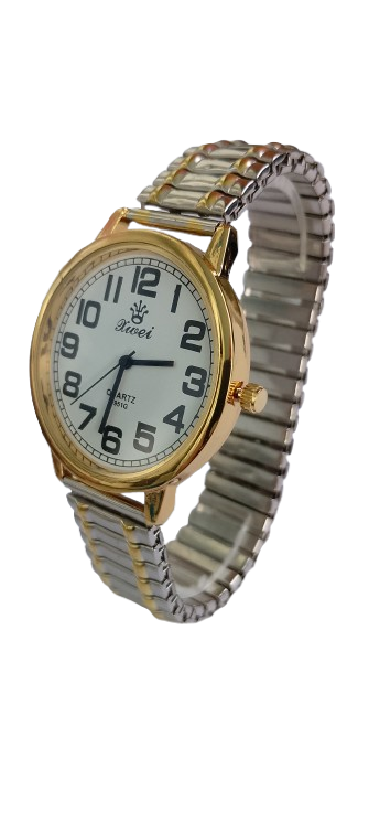 Наручные часы мужские Xwei на металлическом браслете d 40 мм Gold/White/Gold/Silver (4131)