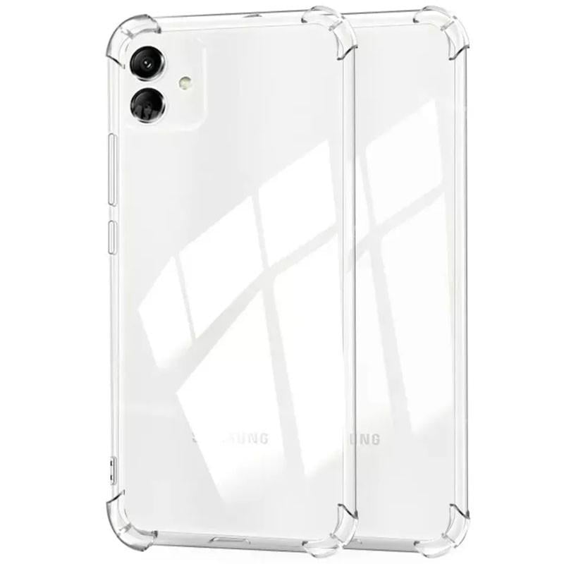 Противоударный TPU Чехол GETMAN Ease logo усиленные углы для Samsung Galaxy A05 Бесцветный (прозрачный)