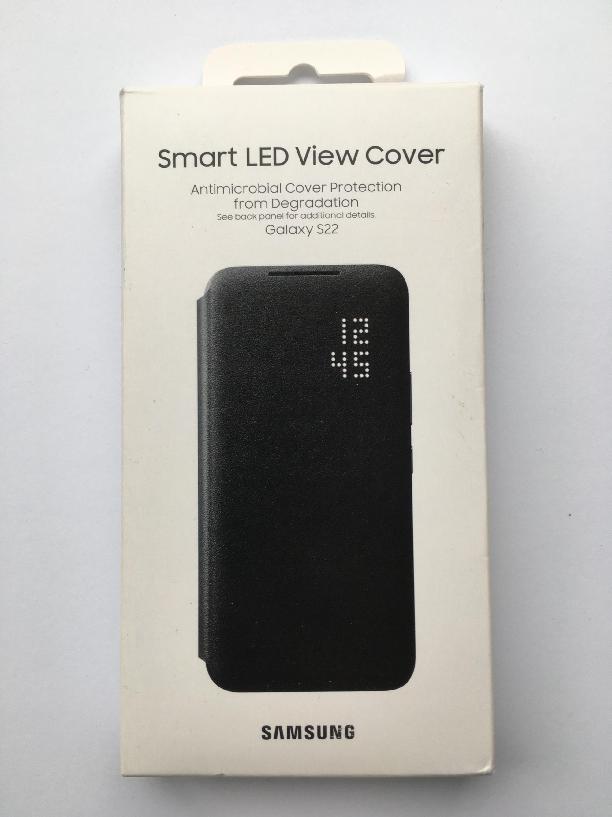 Чехол-книжка Official Smart LED Wallet View Cover EF-NS901PBEGRU для Samsung Galaxy S22 (6.1") Черный - фото 5