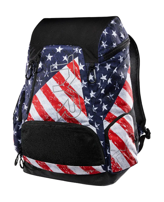 Рюкзак TYR Alliance 45 л Red/White/Blue