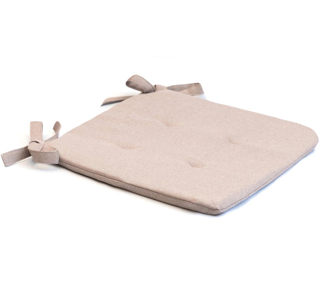 Подушка для стула/кресла/табурета 42х48х2 см Бежевый (1476544001) - фото 2 Подушка для стула/кресла/табурета 42х48х2 см Бежевый (1476544001) - фото 2