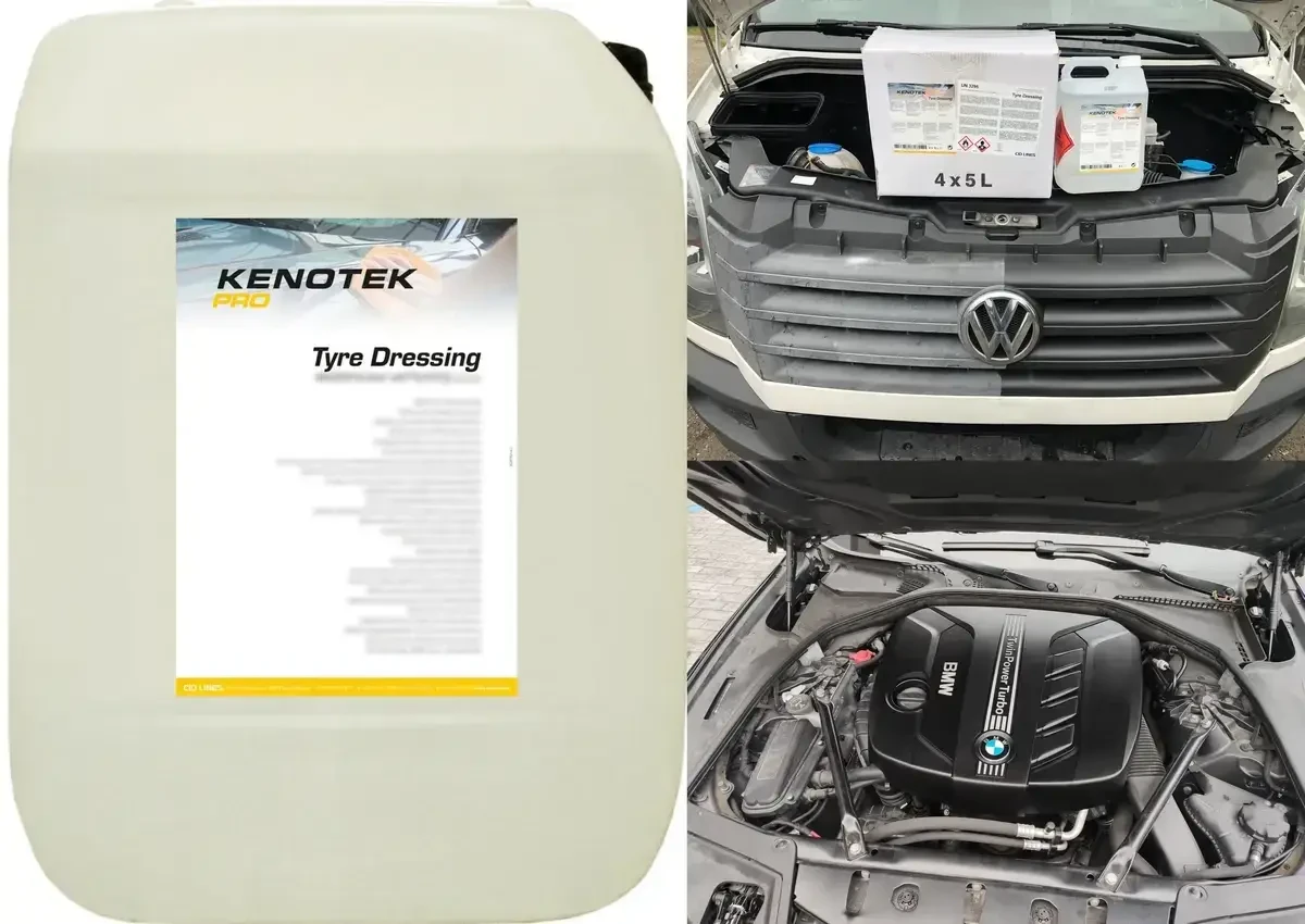 Чорніння консервант для шин та зовнішнього пластику Kenotek TYRE DRESSING 250 мл