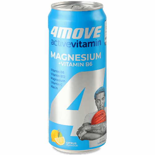 Напиток 4MOVE Active Vitamin Magnez + B6 ж/б 330 мл (33858102)