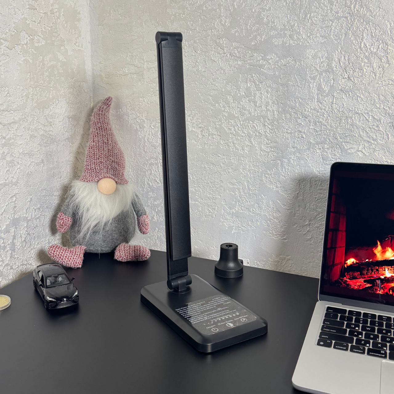 Лампа светодиодная настольная с USB-портом для зарядки с сенсорным управлением и защитой для глаз (QM019) - фото 5