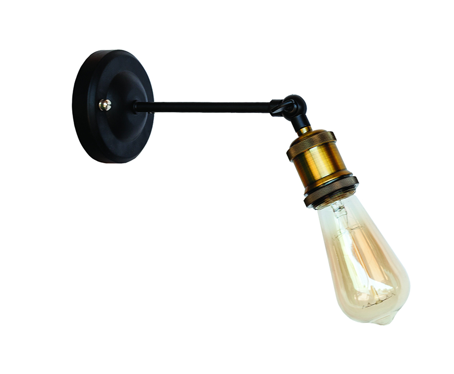 Бра Levistella Lofty подвижное с патроном AMP11 Черный/Бронзовый (1963530340)