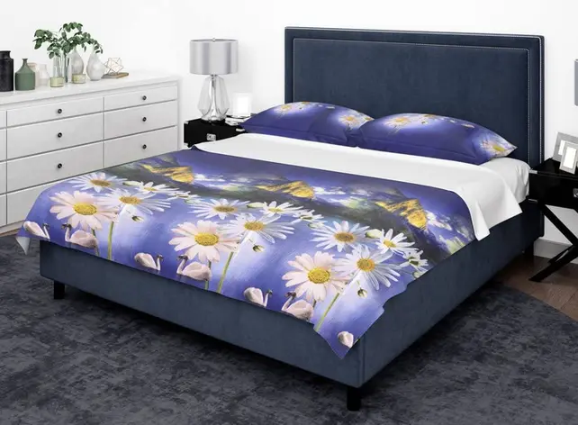 Комплект постельного белья Vital Textile Голд Люкс бязь полуторный 150х220 см (BL1.5-686)