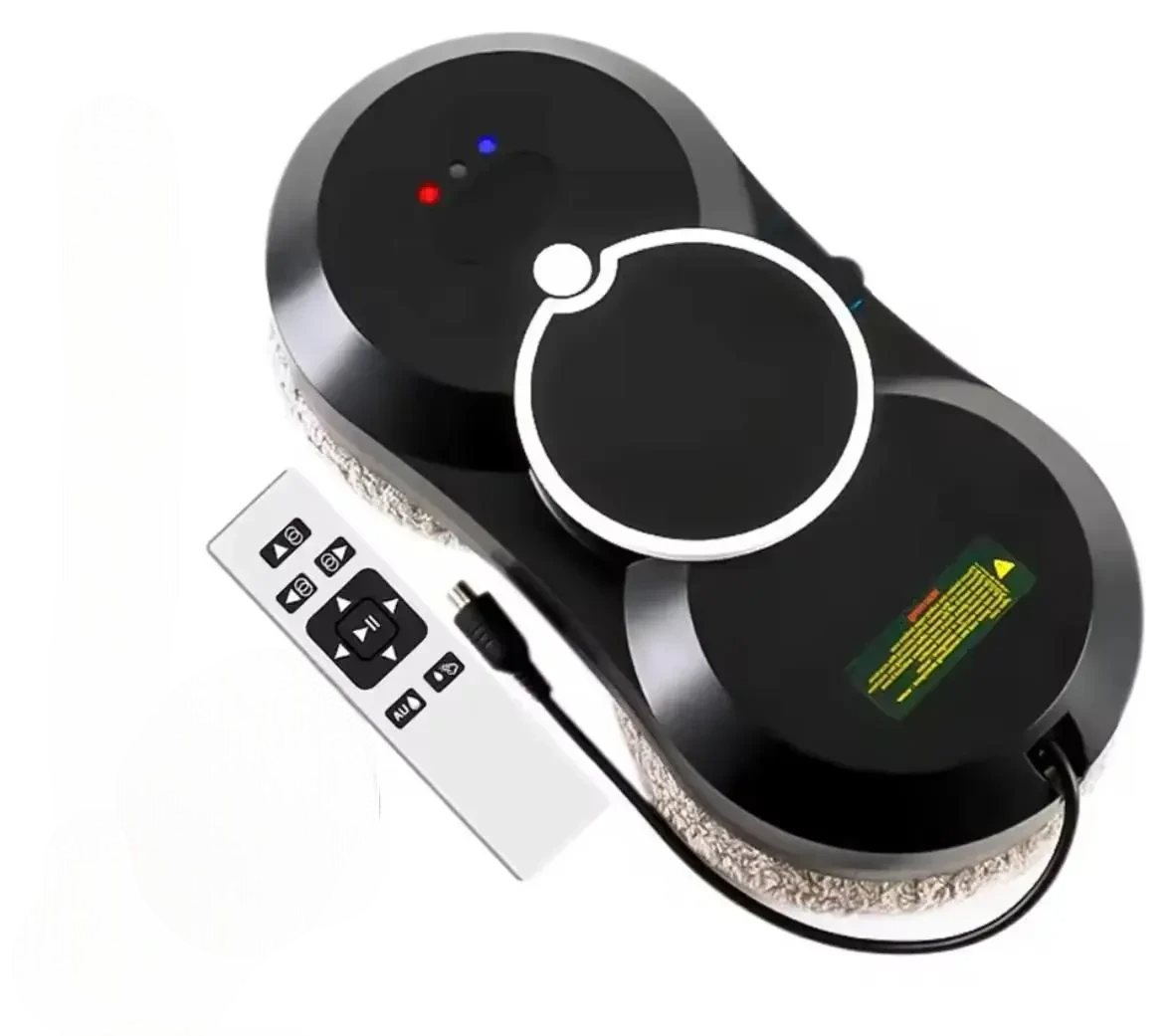 Робот для мойки окон Glass Cleaning Robot с пультом дистанционного управления Черный (MA-298)