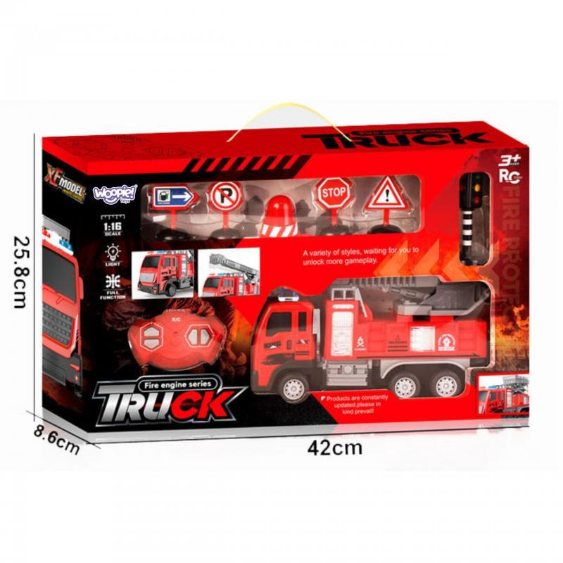 Пожарная машина Woopie с подъемником и дистанционным управлением - фото 4