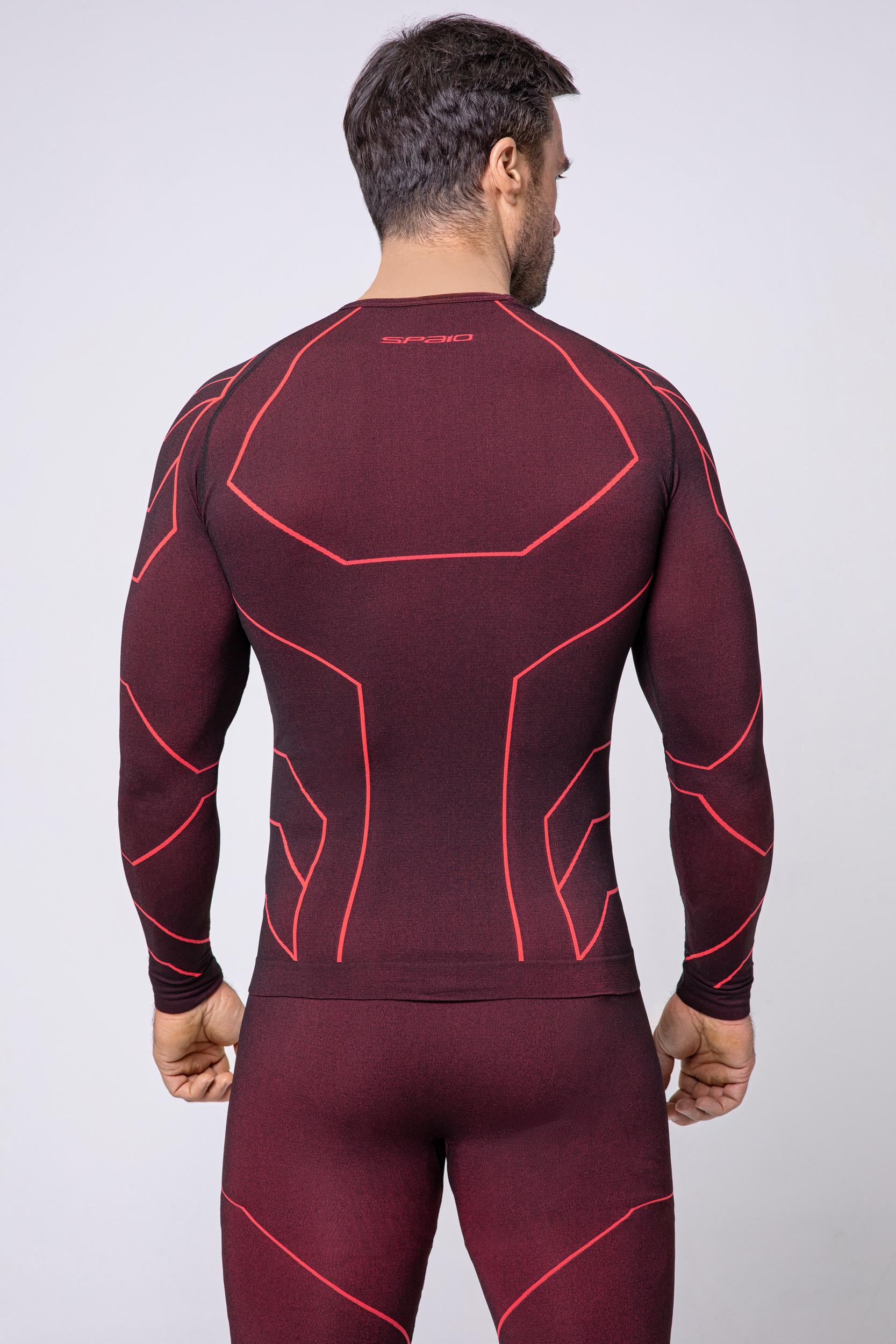 Термокофта чоловіча Spaio Rapid Mns Long Sleeve Top XL Black/Red (SP-RPD1-BLKRD-XL) - фото 4