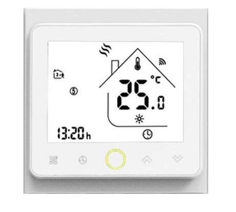 Терморегулятор для теплої підлоги In-Therm PWT-002 Wi-Fi White сенсорний програмований (14536381) - фото 2