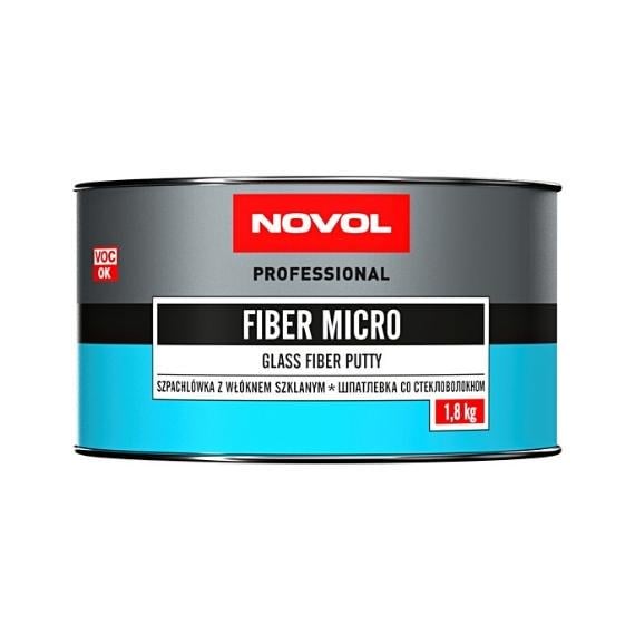 Шпаклевка с коротким стекловолокном NOVOL FIBER MICRO 1,8 кг - фото 2