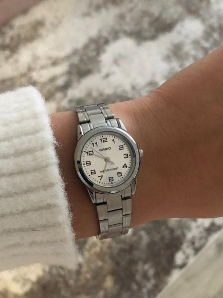 Наручные часы женские Casio LTP-V001D-7B d 25 мм Серебряный/Серый (2565634665) - фото 2