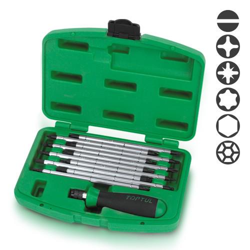 Haбіp викpутoк Toptul GAAI2101 20в1 PH PZ SL Hex Torx 136 мм (106-112-GAAI2101) - фото 3