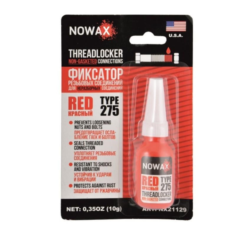 Фіксатор різьблення Nowax Threadlocker Red (NX21129)