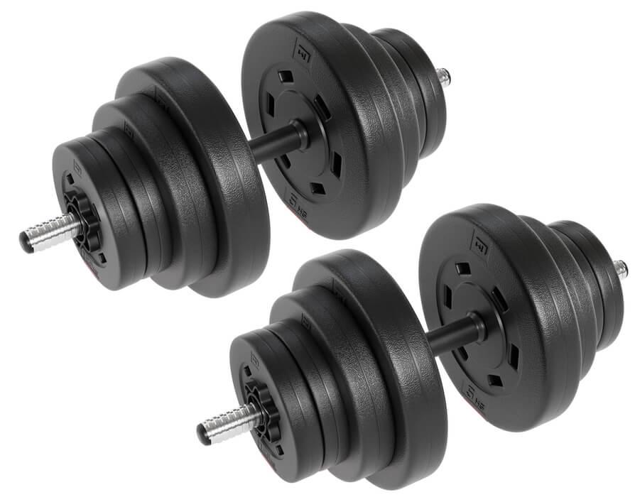 Гантели композитные Hop-Sport 2х20 кг PRO с перчатками 2 пары (2130) - фото 7 Гантели композитные Hop-Sport 2х20 кг PRO с перчатками 2 пары (2130) - фото 7