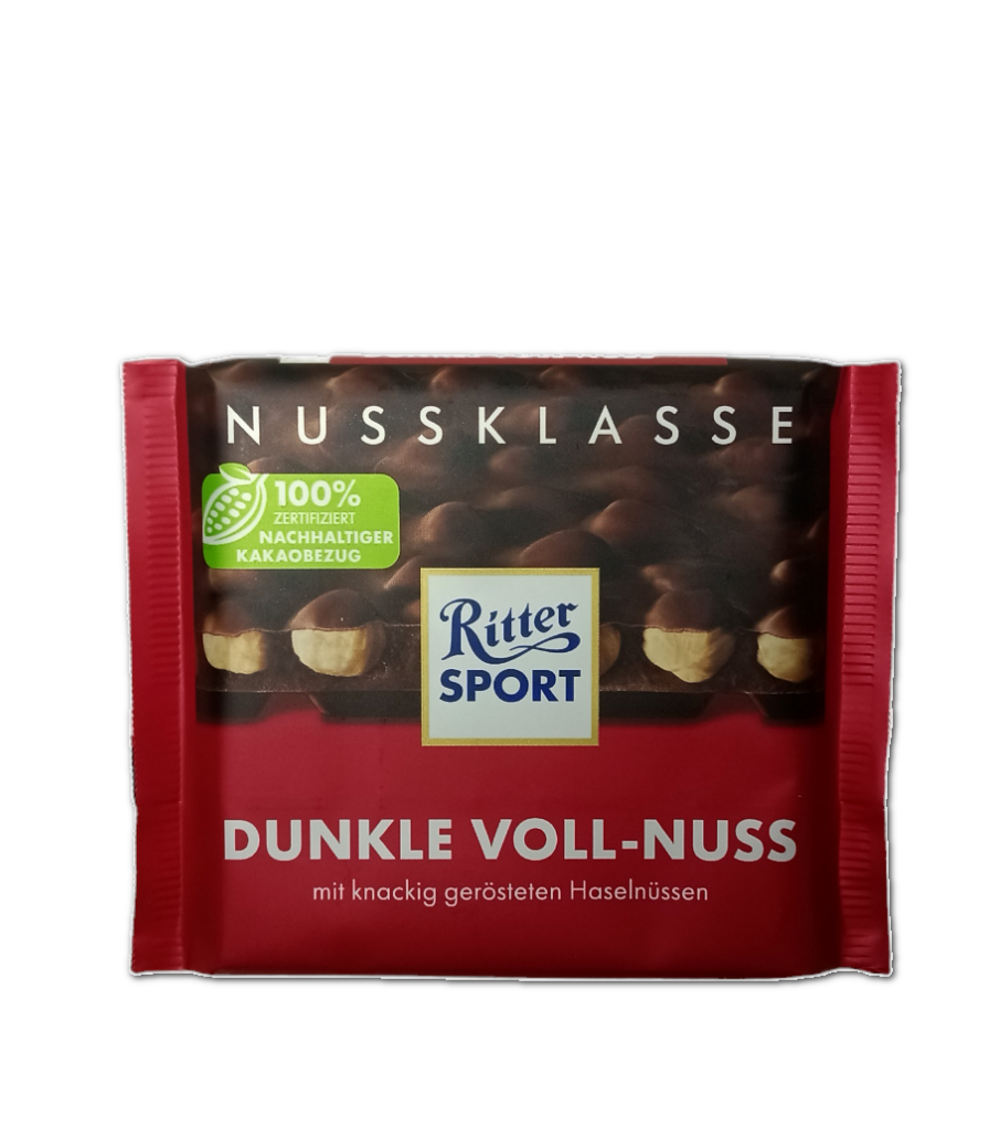 Шоколад Ritter Sport Dunkle Voll-Nuss с фундуком 100 г (59032)