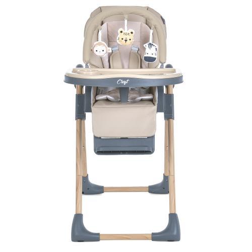 Стульчик для кормления ME 1115-W CRAFT Beige (1шт) - фото 2 Стульчик для кормления ME 1115-W CRAFT Beige (1шт) - фото 2