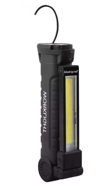 Фонарь светодиодный аккумуляторный Work Light с крючком и магнитом Черный (6ec6867e)