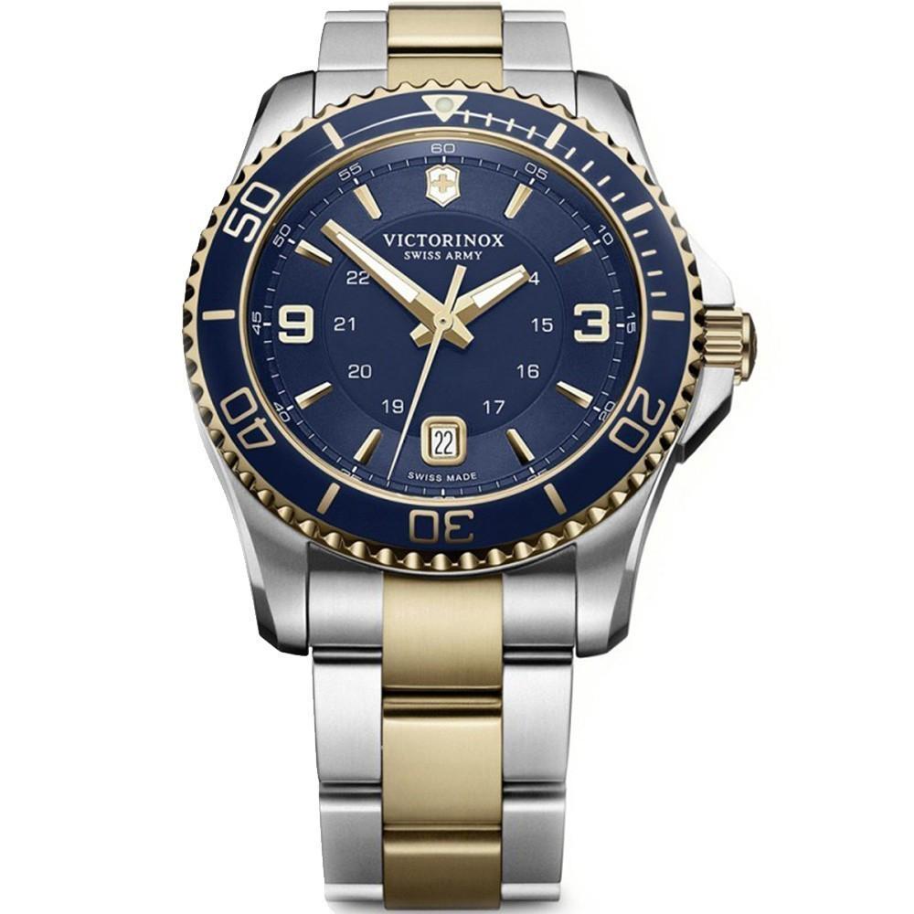 Наручний годинник чоловічий Victorinox Swiss Army Maverick кварцевий Silver (V241789)