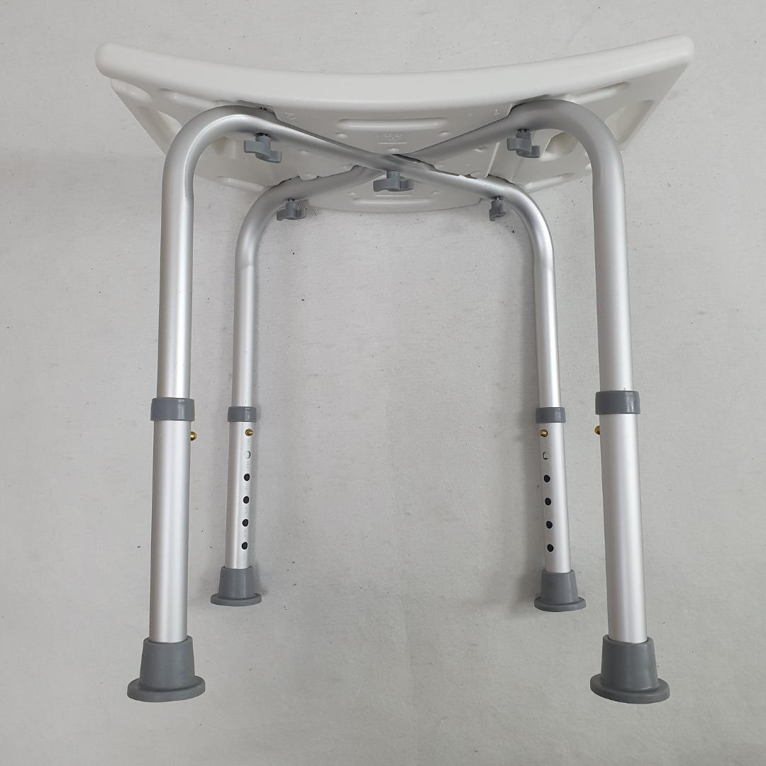 Табурет VKTD-4-White для ванной с пластиковым сиденьем с регулировкой высоты - фото 6 Табурет VKTD-4-White для ванной с пластиковым сиденьем с регулировкой высоты - фото 6