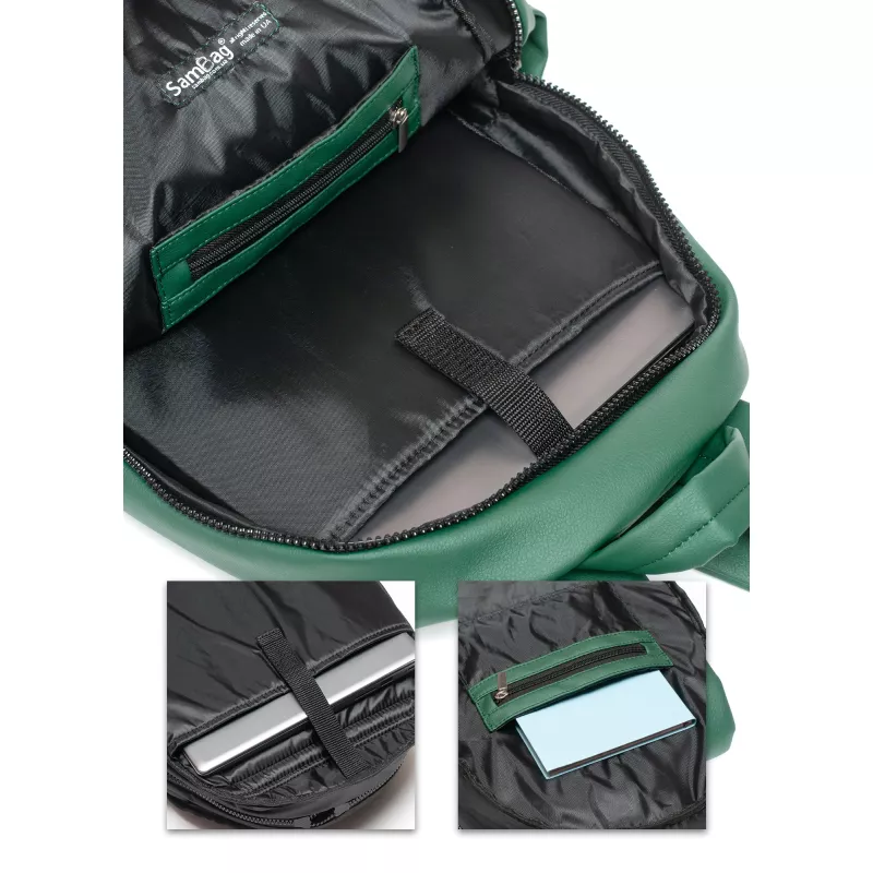 Рюкзак чоловічий Sambag Zard LST 46x28x13 см Зелений - фото 5