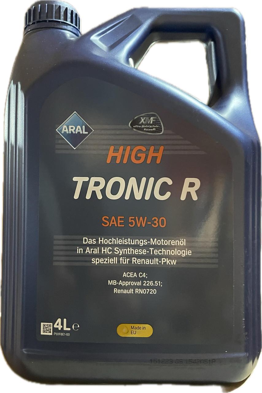 Моторное масло Aral HighTronic R 5W-30 4 л (1555F2)