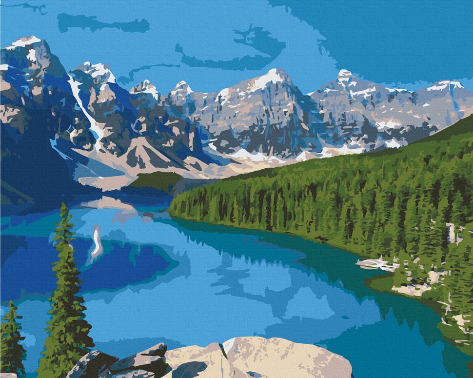 Картина по номерам Art Craft "Озеро марейн, канада 38x50 см (10535-AC)