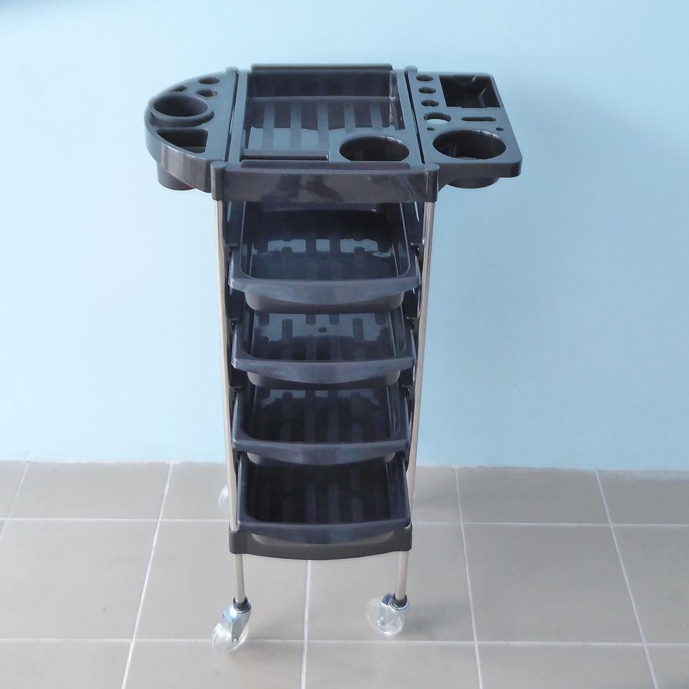 Візок перукарський під'їздне місце майстра ДенІС professional "Чебурашка +" Червоний (1453070717) - фото 2